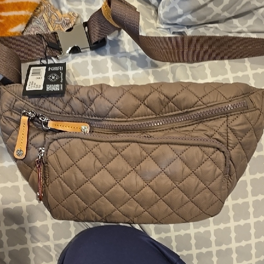 MZ Wallace Taupe Bag